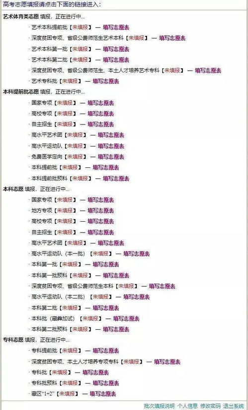 四川省高考志愿填報(bào)系統(tǒng)操作指南